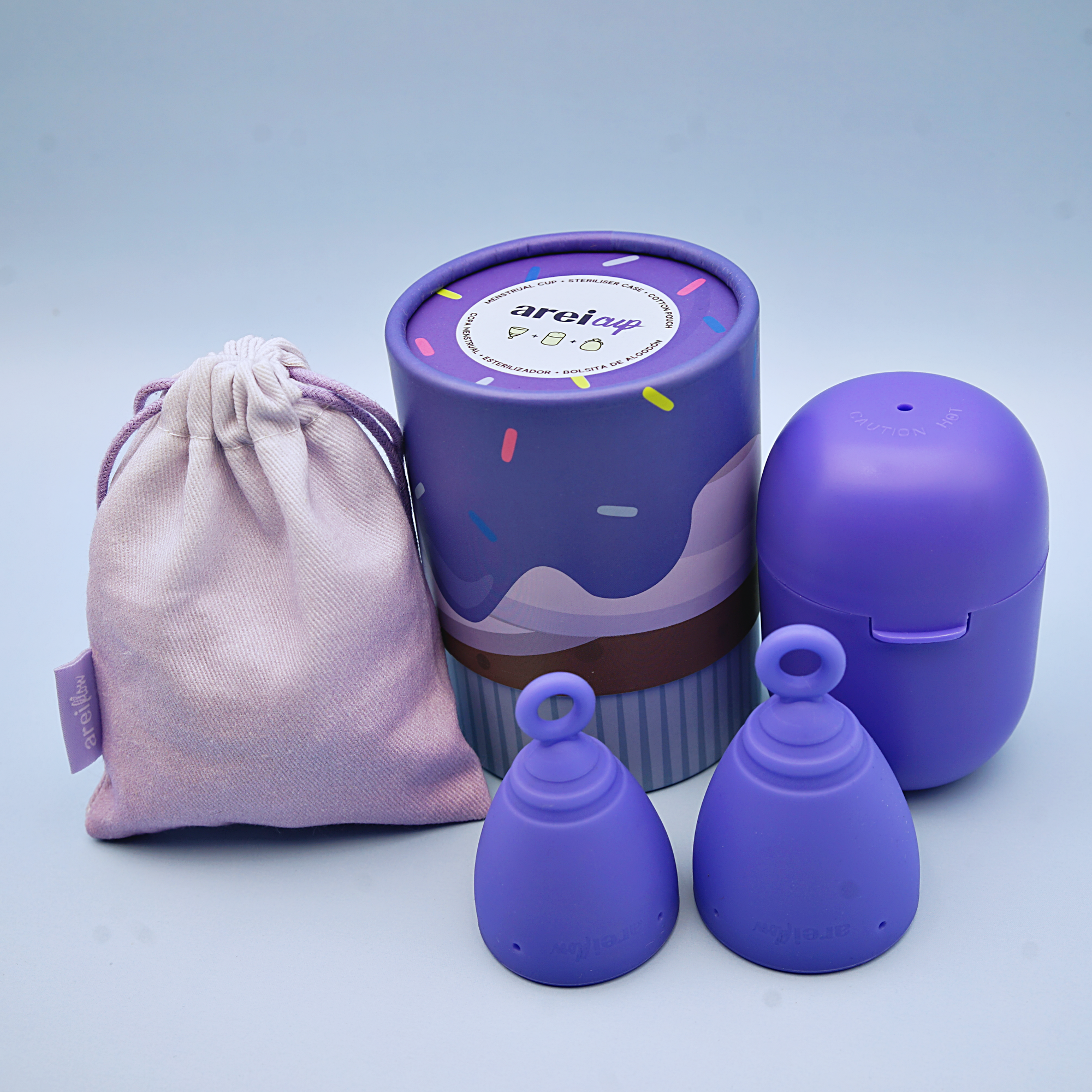 AreiCup menstrual cup kit